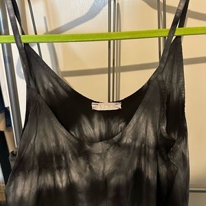 Tie dye casual maxi dress.